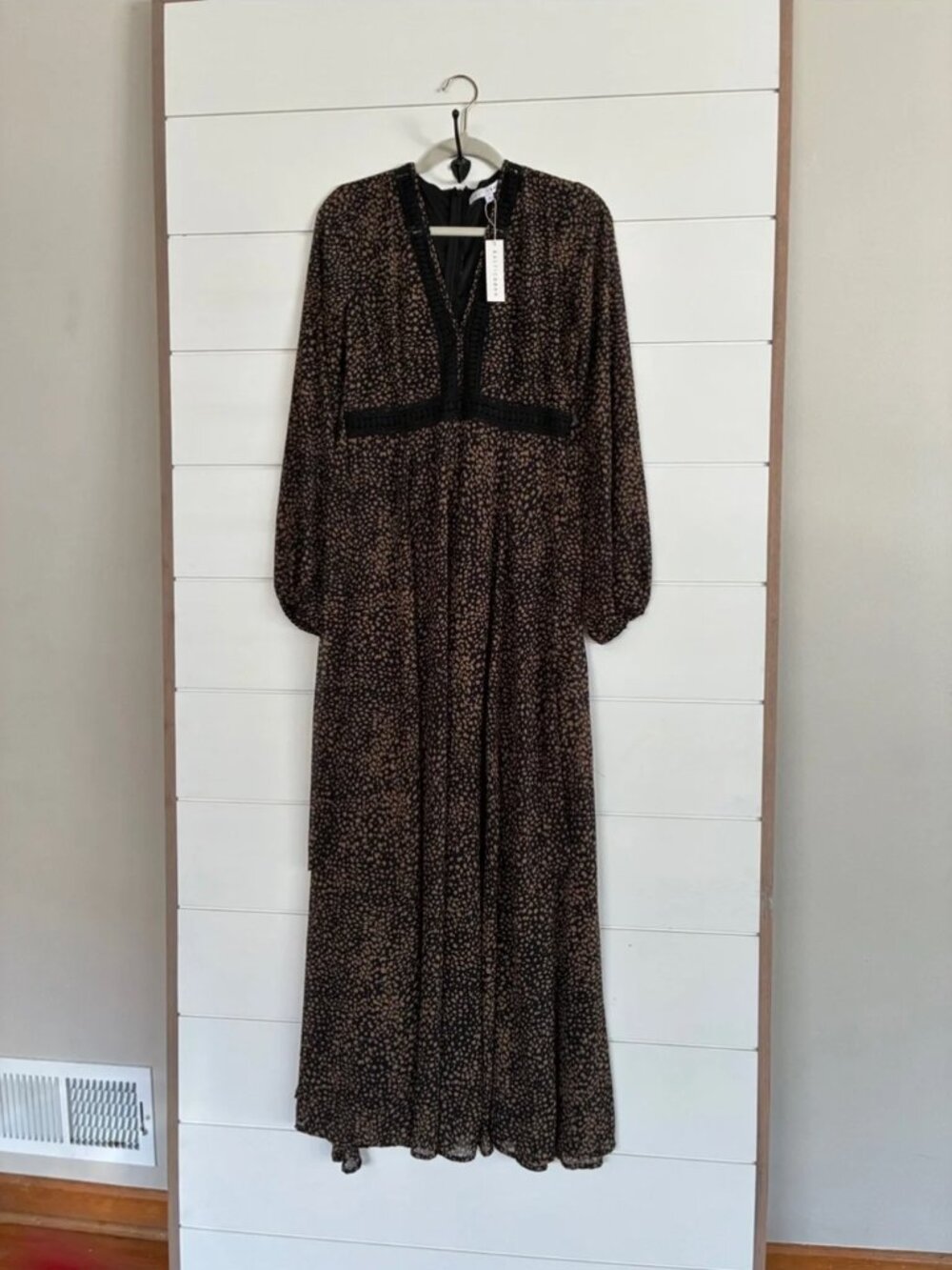 Baltic Born Cha Cha dress in Brown /Black size XL